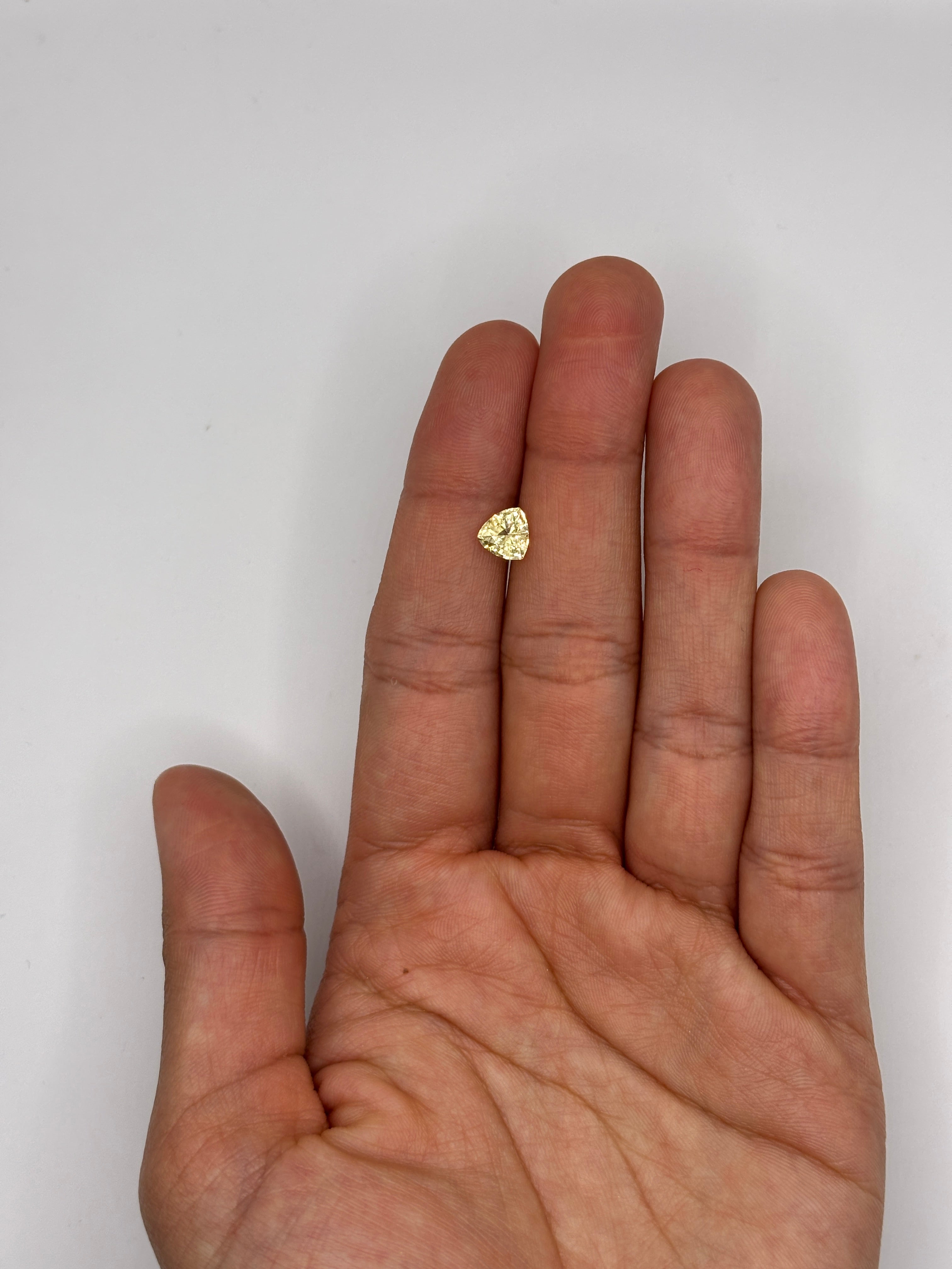 #1-67 Trilliant Sapphire 1.08ct